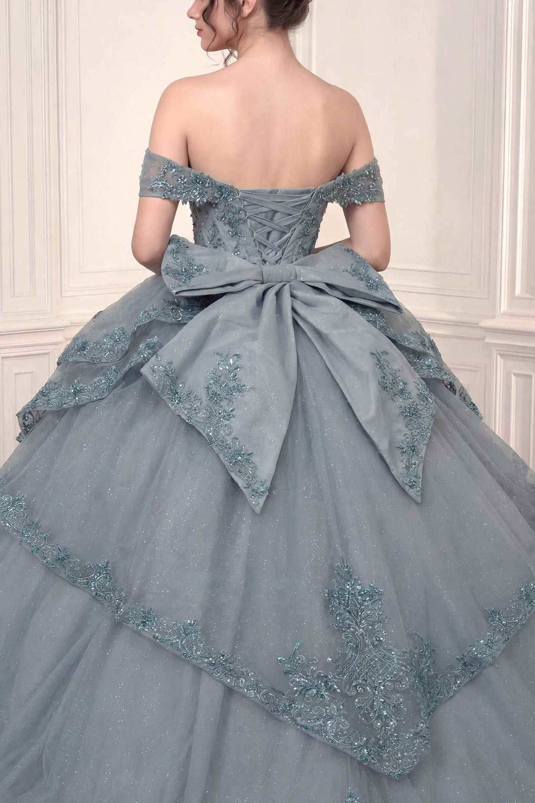 Ladivine 15729 Off the Shoulder Quinceañera Ball Gown