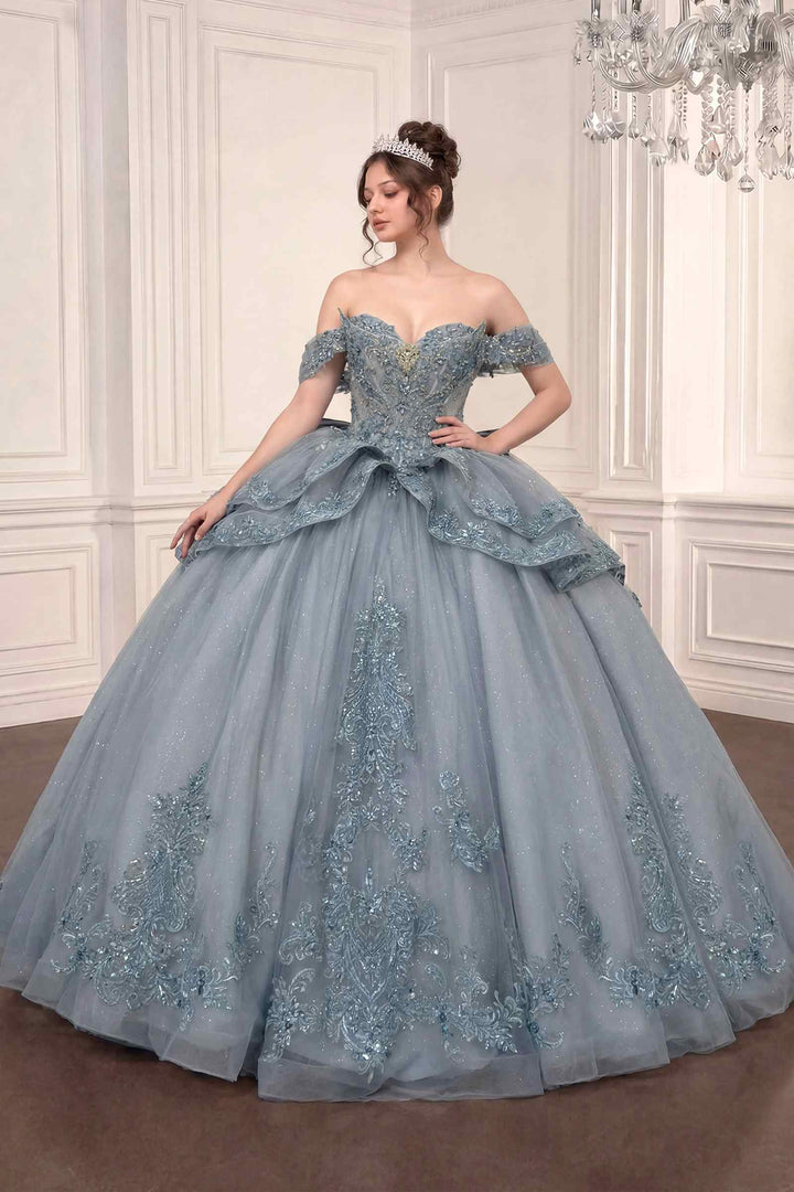 Ladivine 15729 Off the Shoulder Quinceañera Ball Gown