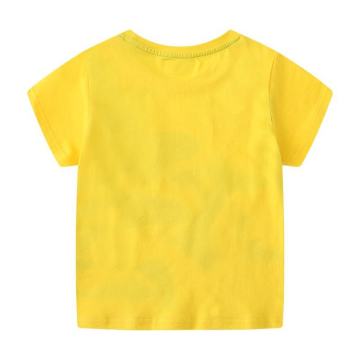Children's Luminous Shark Pattern Short-sleeved T-shirt