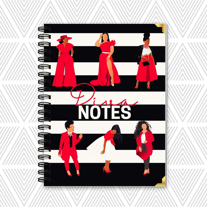 Diva Notes Sorority Keepsake Notebook