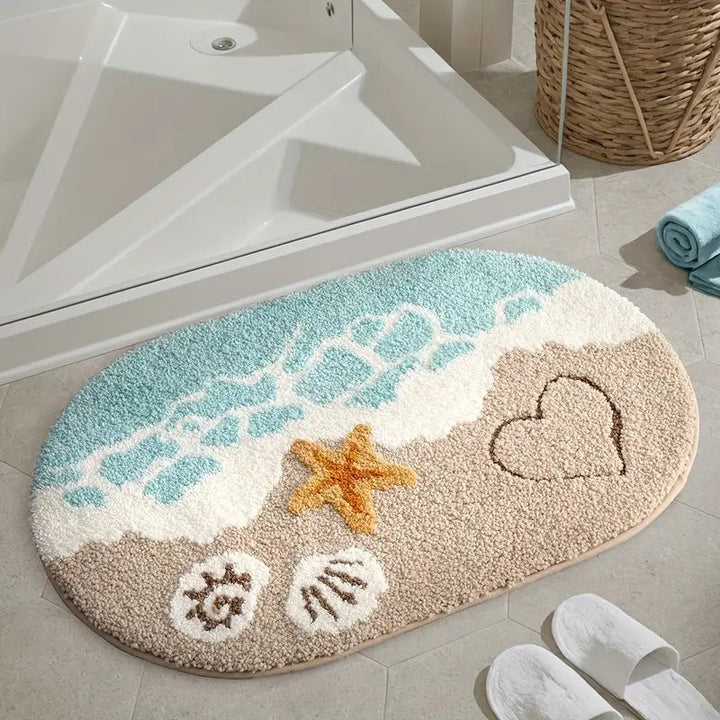 Wear-resistant Bedside Rug Doorway Water-absorbent Non-slip Doormat