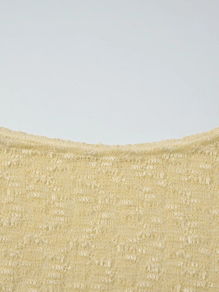 One Shoulder Long Sleeve Cover Up