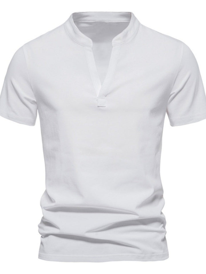 Men's Plus Size Casual Short Sleeve Slim Fit T-Shirt