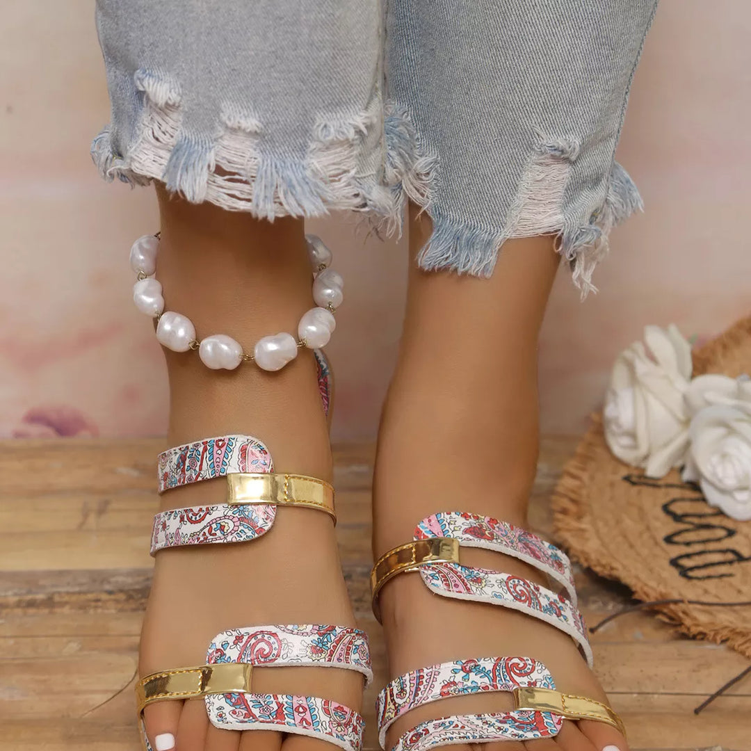 Open Toe Wedge Sandals