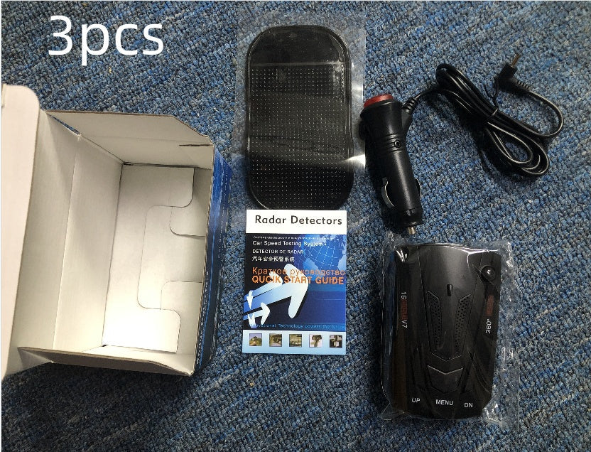 Electronic Dog V7 English And Russian Vehicle-mounted  Speed Measurement Vehicle Mobile Speed Measurement Detector