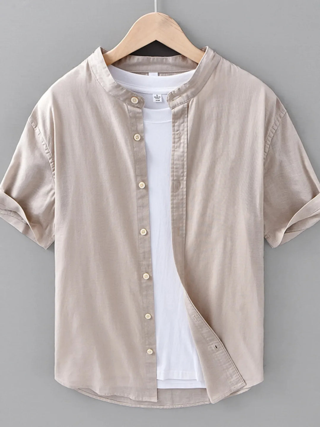 Men's Plus Size Button Up Short Sleeve Shirt