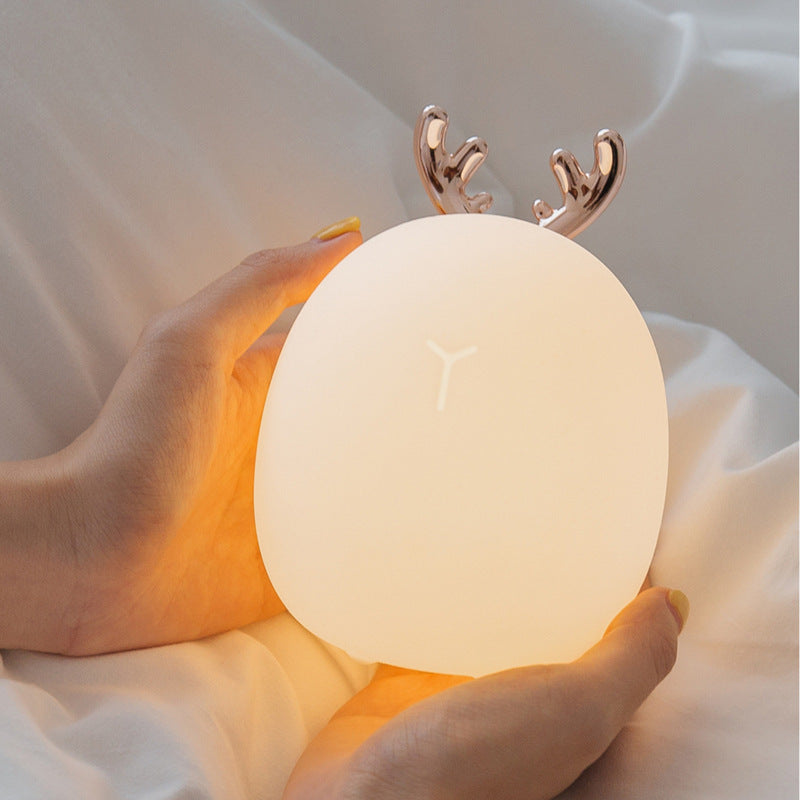 Cartoon Deer Night Light USB Charge Rabbit