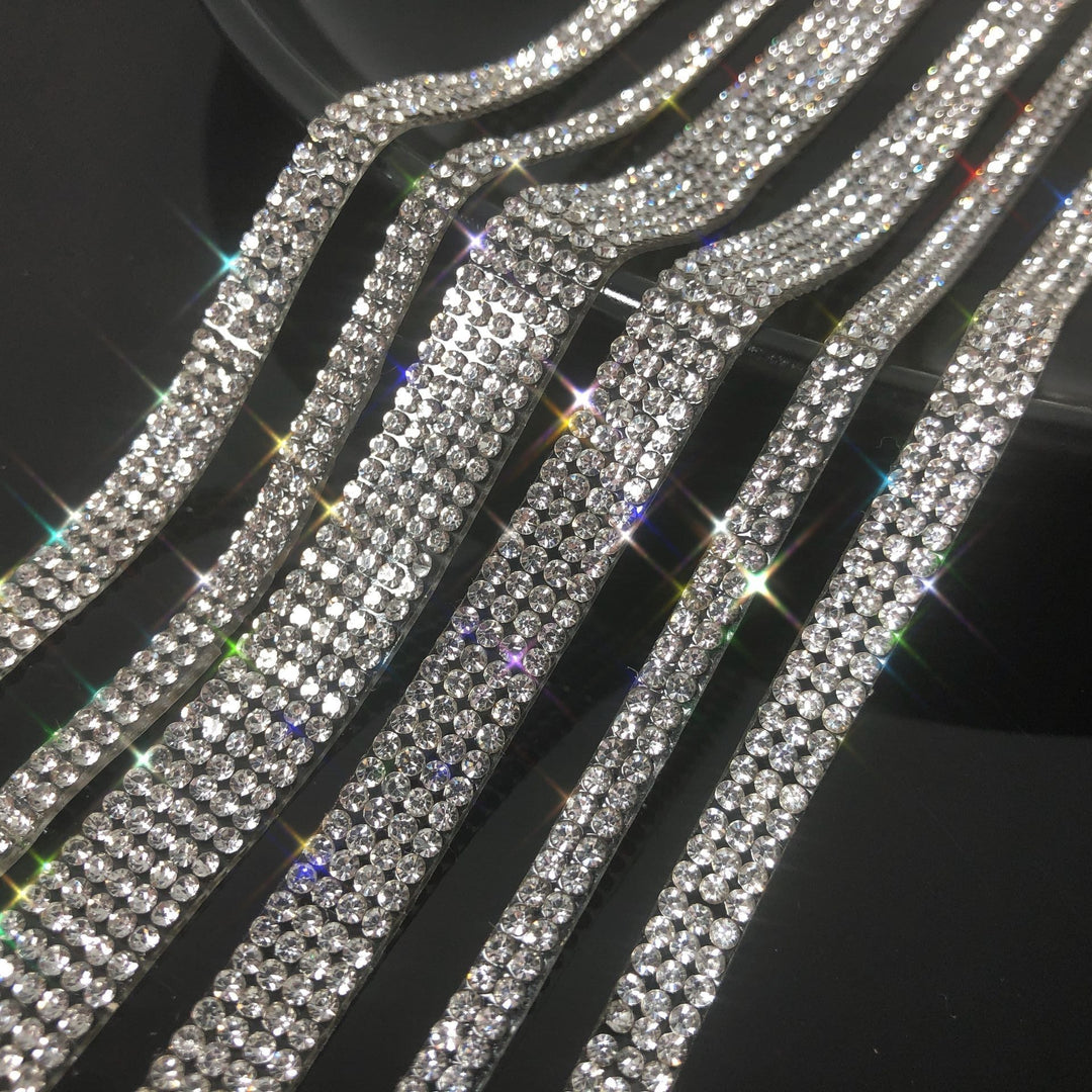 Rhinestone Belt And Waistband DIY Back Glue Hot Drilling