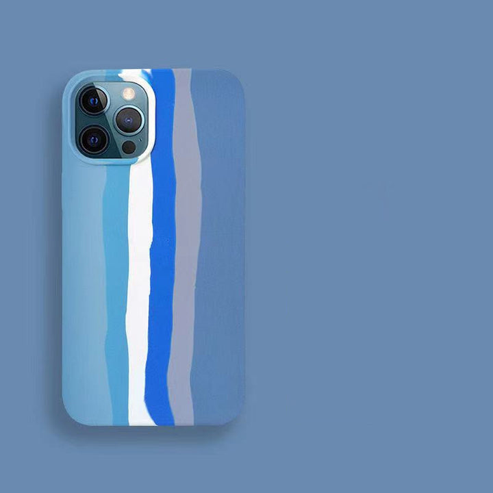 Compatible with Apple , Phone Case 11 Rainbow Liquid Shell Apple