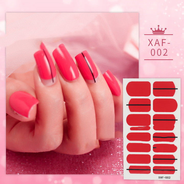Nail Art Diamond Nail Polish Film Nail Sticker Nail Polish Glue