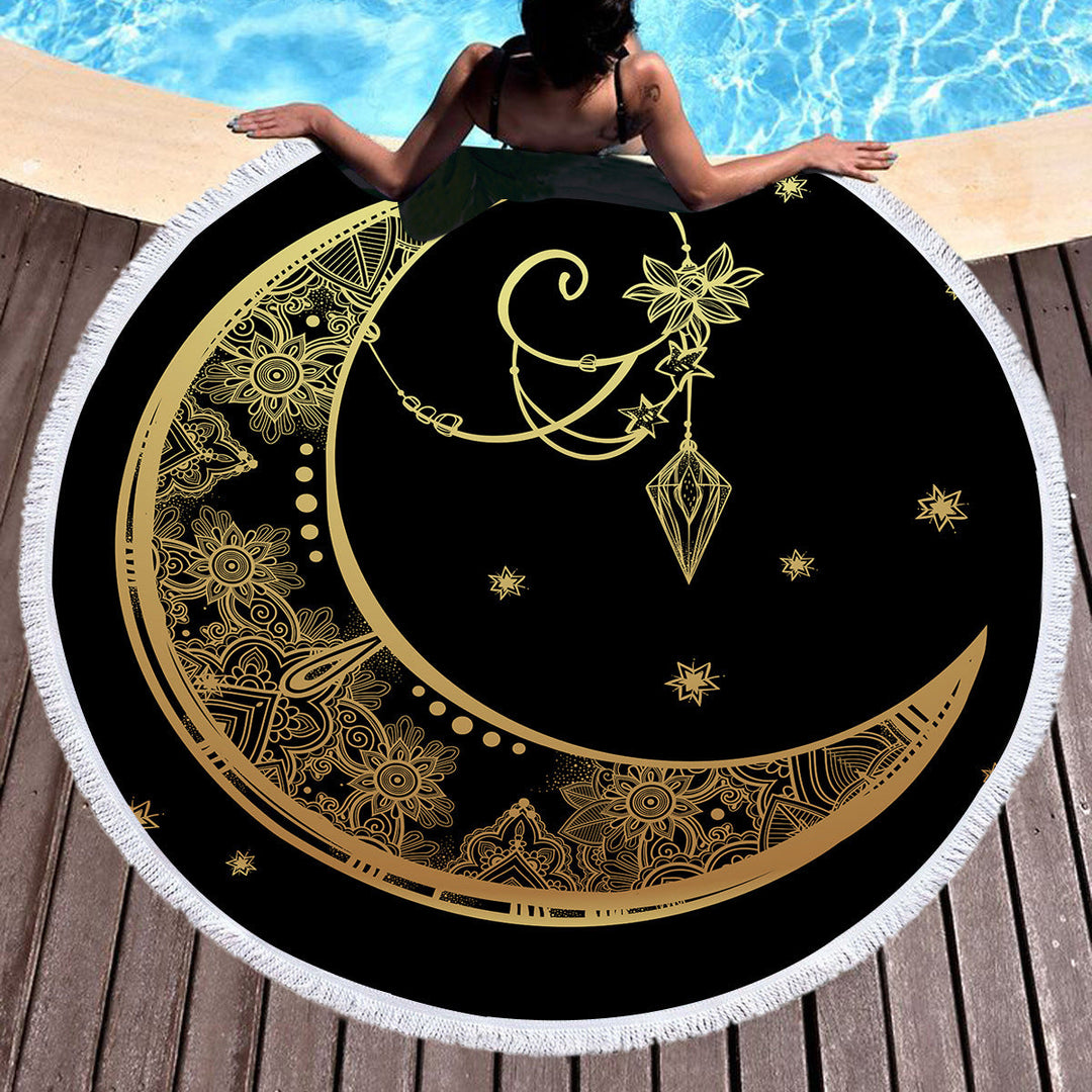 Bronzing Microfiber Beach Towel Can Be Customized