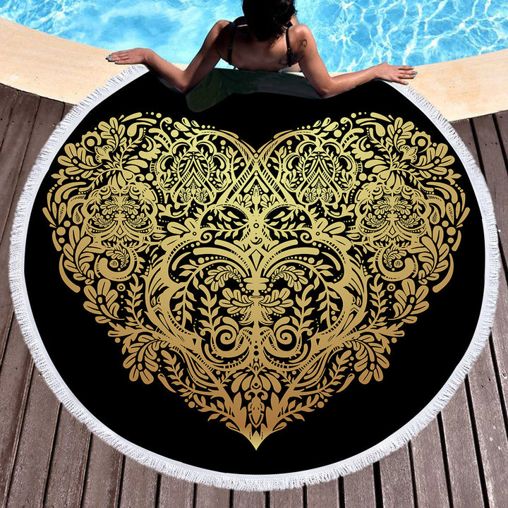 Bronzing Microfiber Beach Towel Can Be Customized