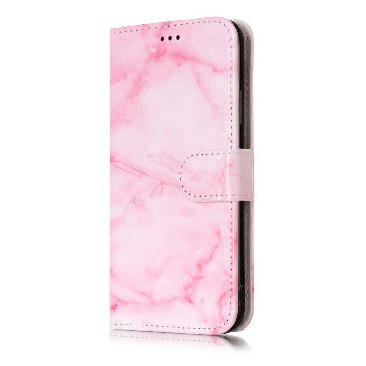 Compatible With Apple, Marble Flip Wallet Case For  11 Pro Max 12 X Xs Max XR 7 8 6 6S Plus Book Style Phone Case 3D Vision Leather Cases Coque