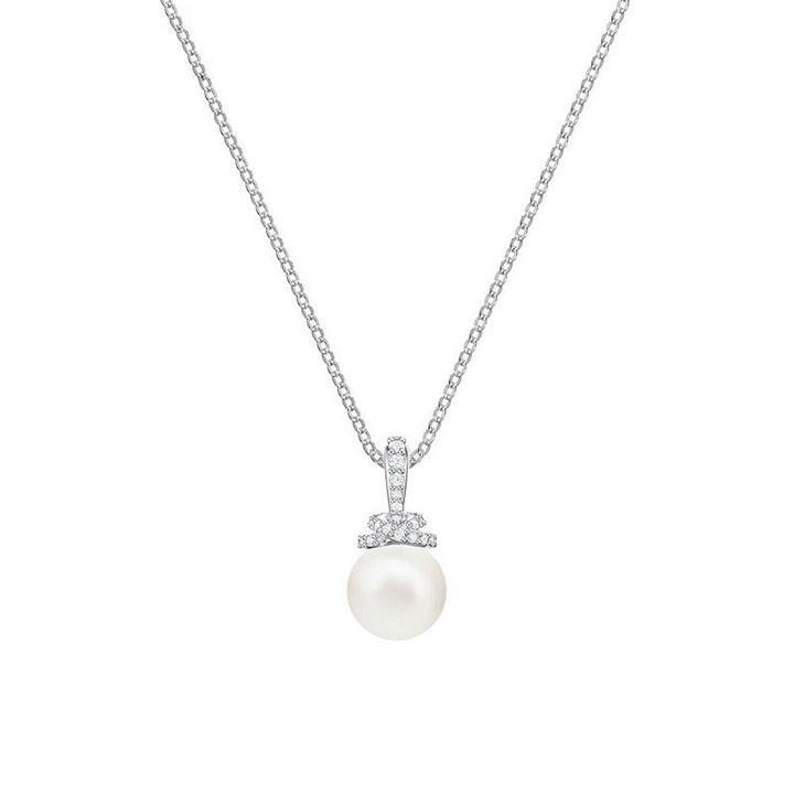 Elegant Temperament, All-Match, A More Elegant And Intellectual Pearl Jewelry With Diamonds