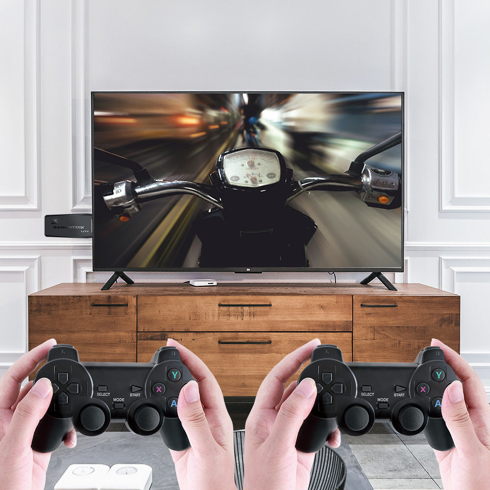 M8 Tv Mini Hd Wireless Arcade Joystick Double Fc Game Console Family U Bao Game Console Ps1