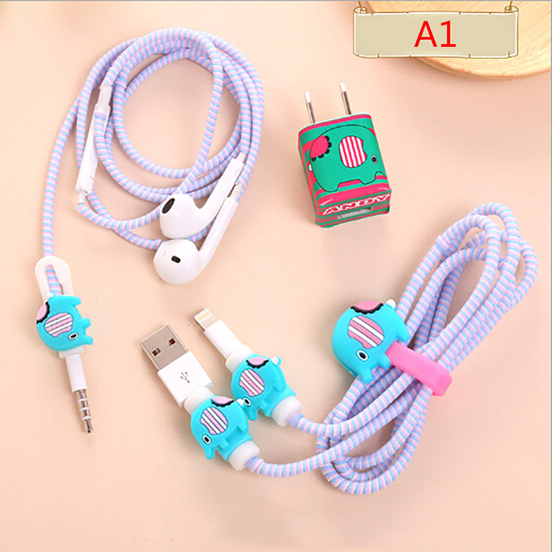 Cartoon Cable Winder For Protective Rope Charging Cable
