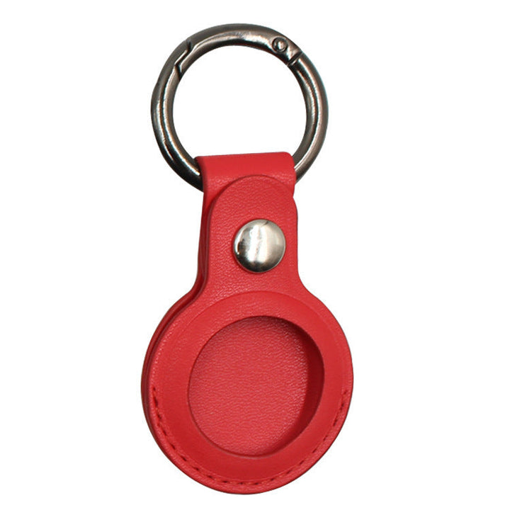 Compatible with Apple, Tracker Protective Cover Locator Anti-Lost Bag Close-Fitting Airtag Leather Case Keychain Manufacturer