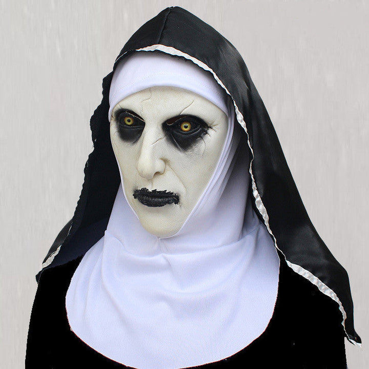 Halloween Scary Scary Nun Mask