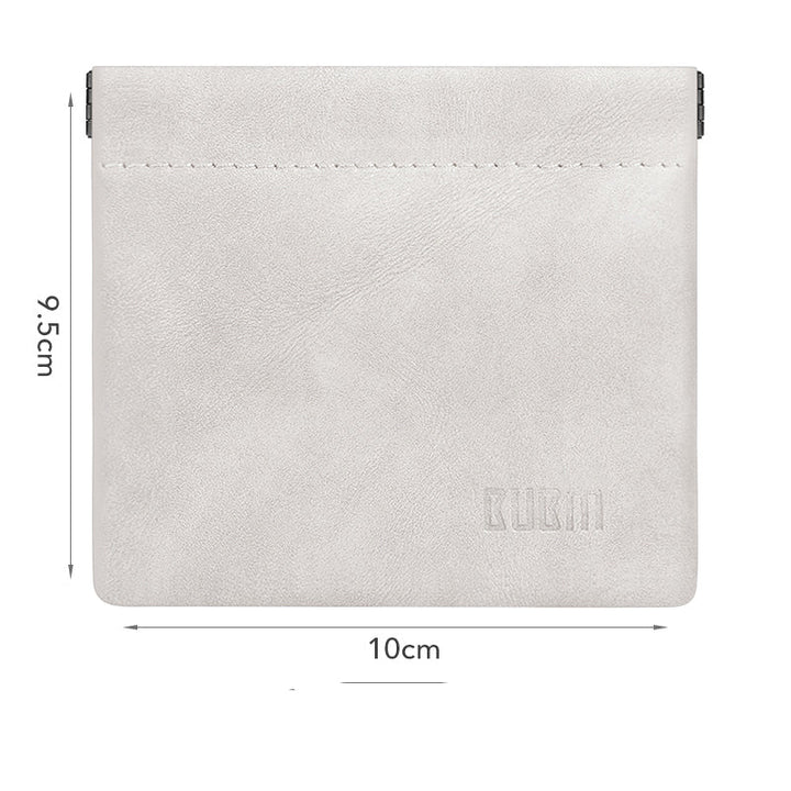 BUBM Portable Stainless Steel Shrapnel Earphone Storage Bag Headphone Accessories memory Card USB Organizer Cable Storage Bag