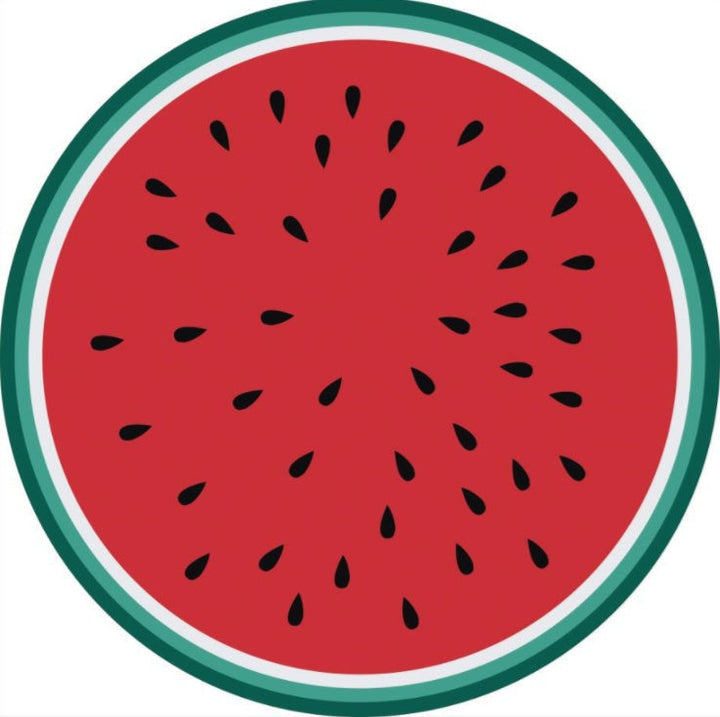 Fruit round beach mat