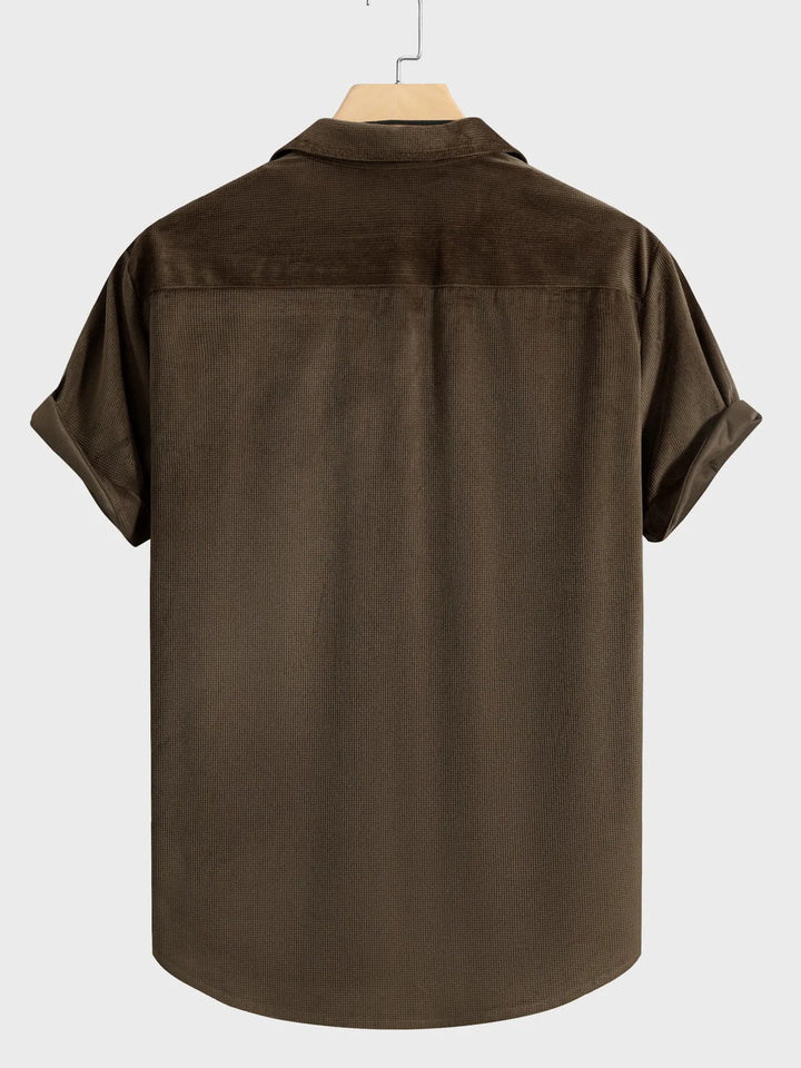 Men's Button Up Short Sleeve Shirt