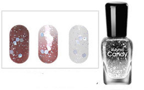 Oily warming nail polish