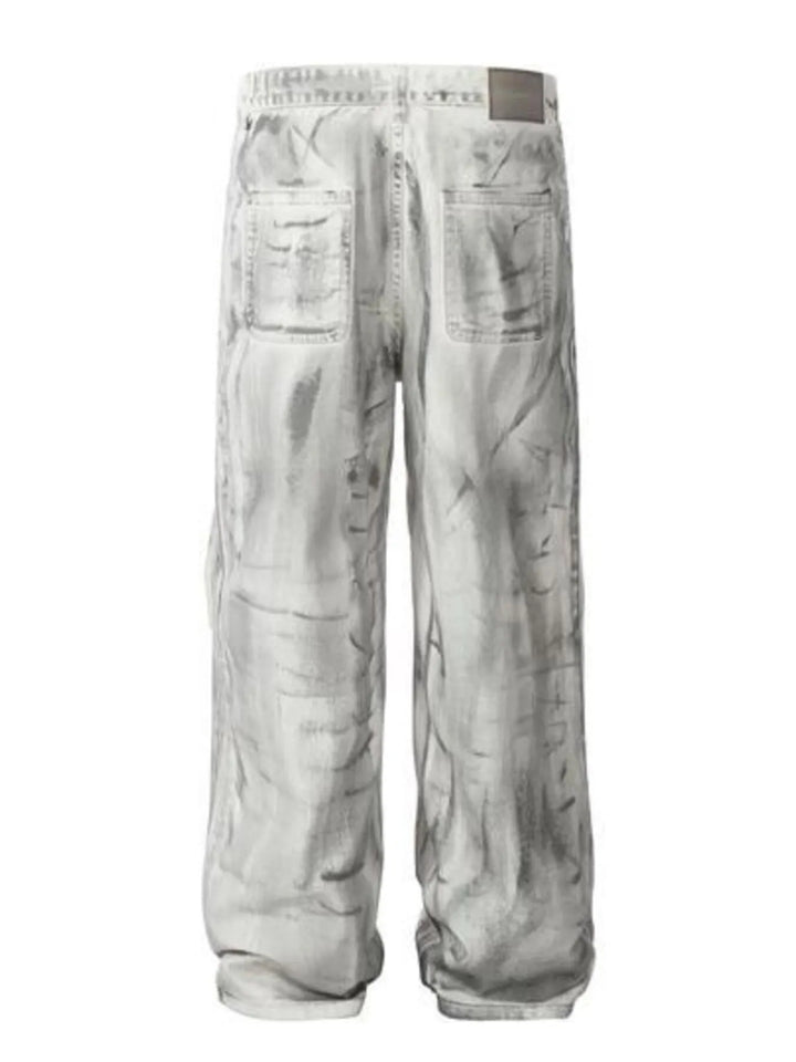 Men's Multi-Pocket Cargo Denim Jeans