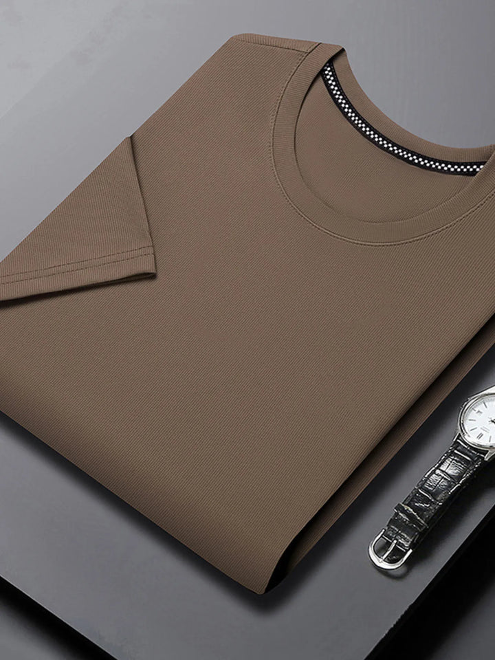 Men's Plus Size Breathable Short Sleeve T-Shirt