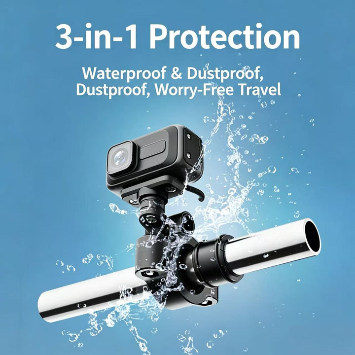 2K Motorcycle Dash Cam Outdoor Riding Waterproof Sports Camera For Electric Bicycles