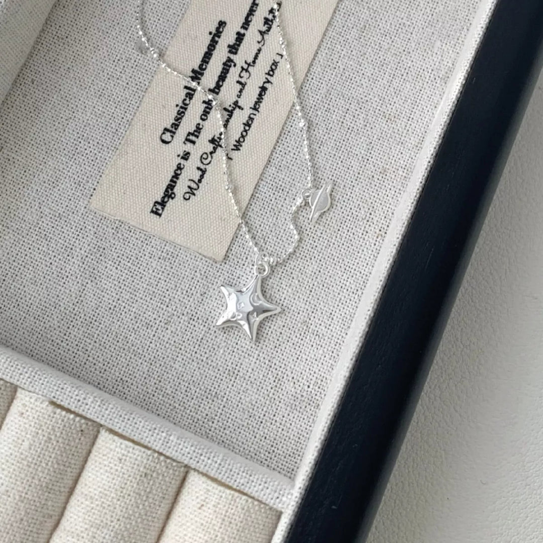 925 Sterling Silver Star Necklace