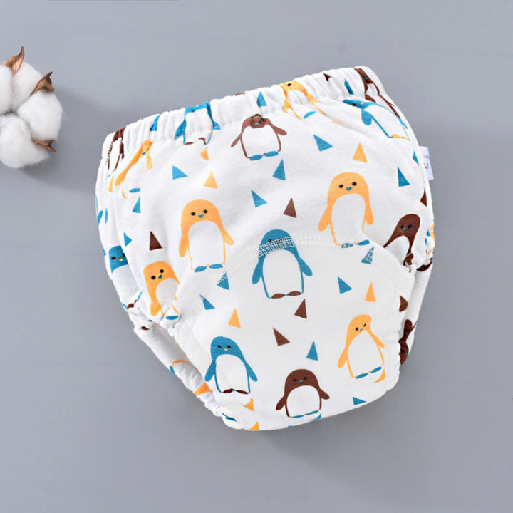 Baby washable 6-layer gauze training pants