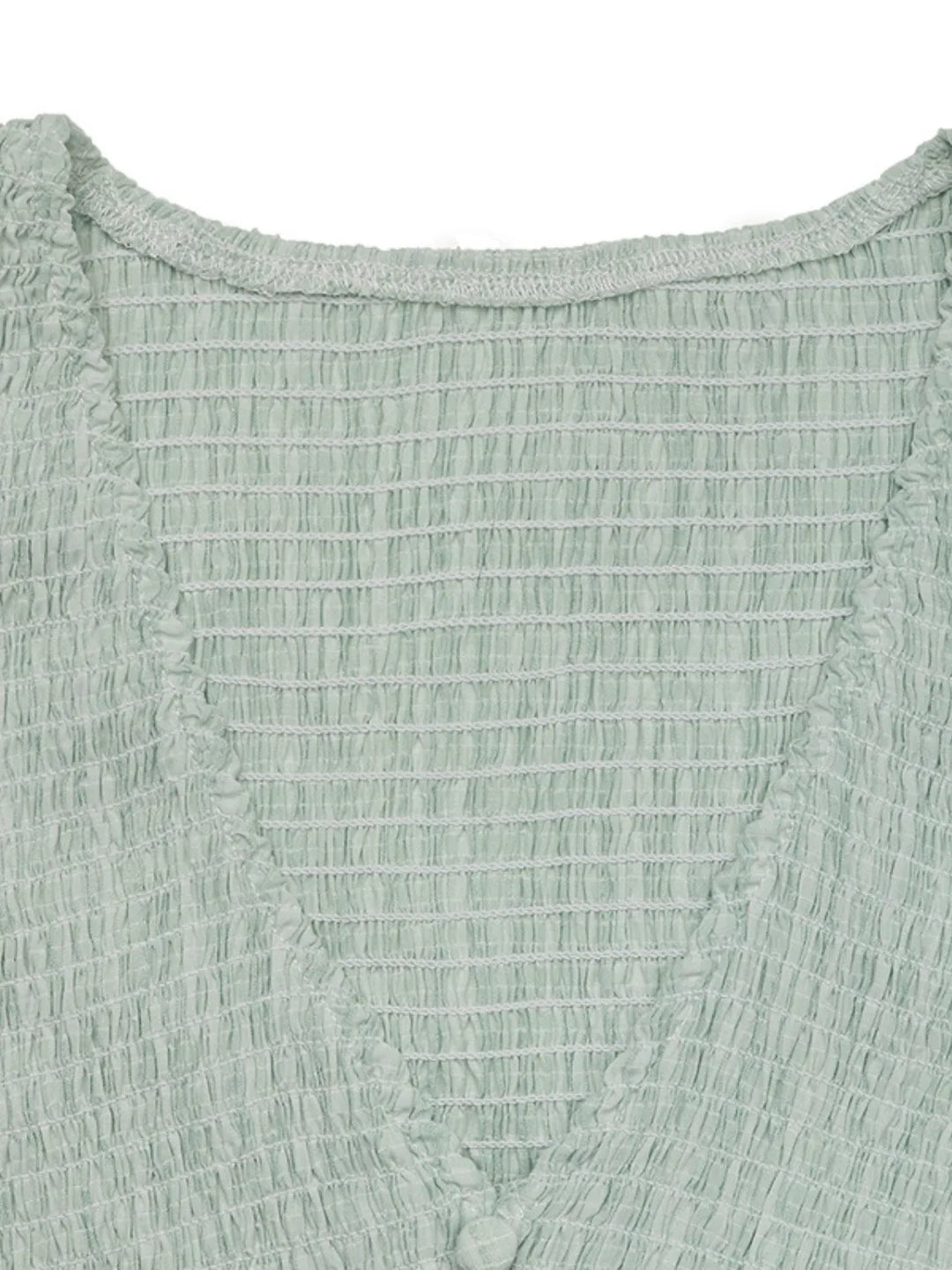 V-Neck Ruffled Cap Sleeve Dress