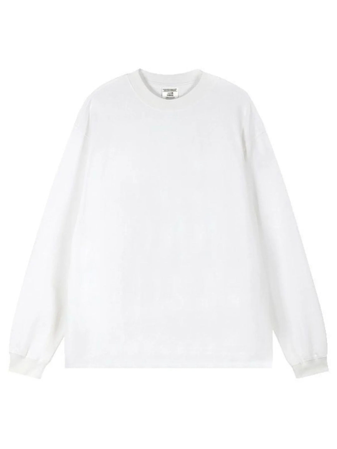 Men's Plus Size Round Neck Long Sleeve T-Shirt