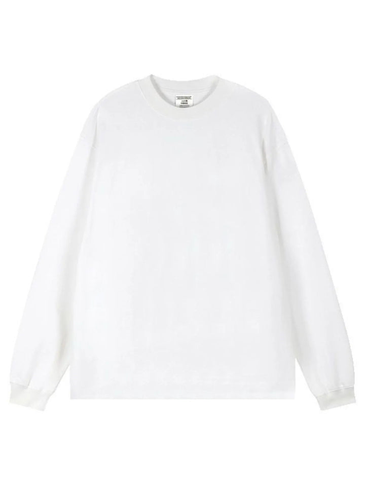 Men's Plus Size Round Neck Long Sleeve T-Shirt