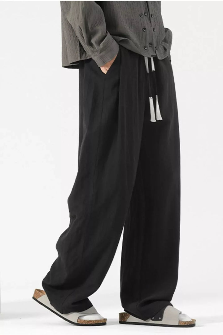 Men's Plus Size Loose Fit Drawstring Pants