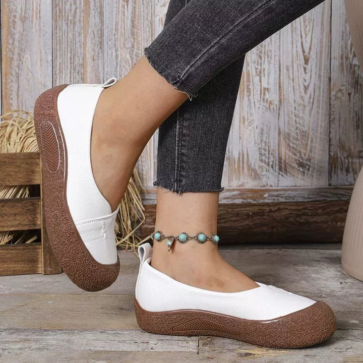 Round Toe Slip-Ons