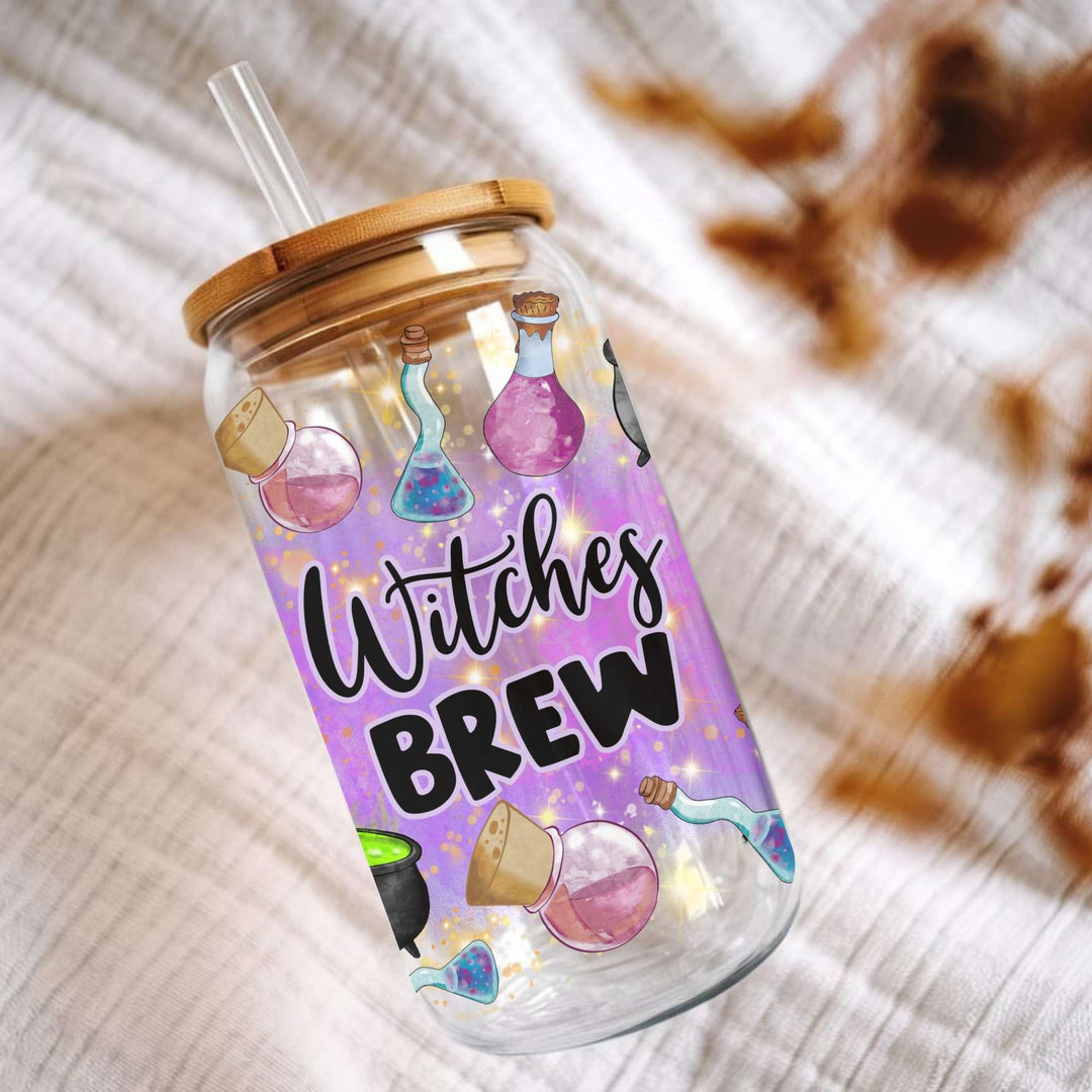 Witches Brew Glass Cup