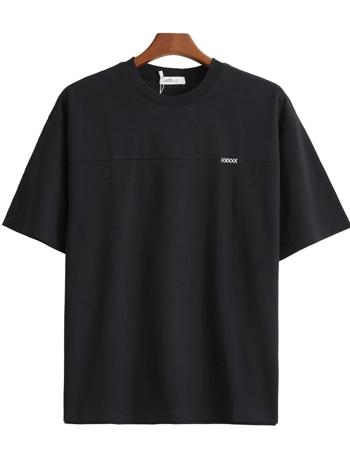 Men's Plus Size Round Neck Short Sleeve T-Shirt