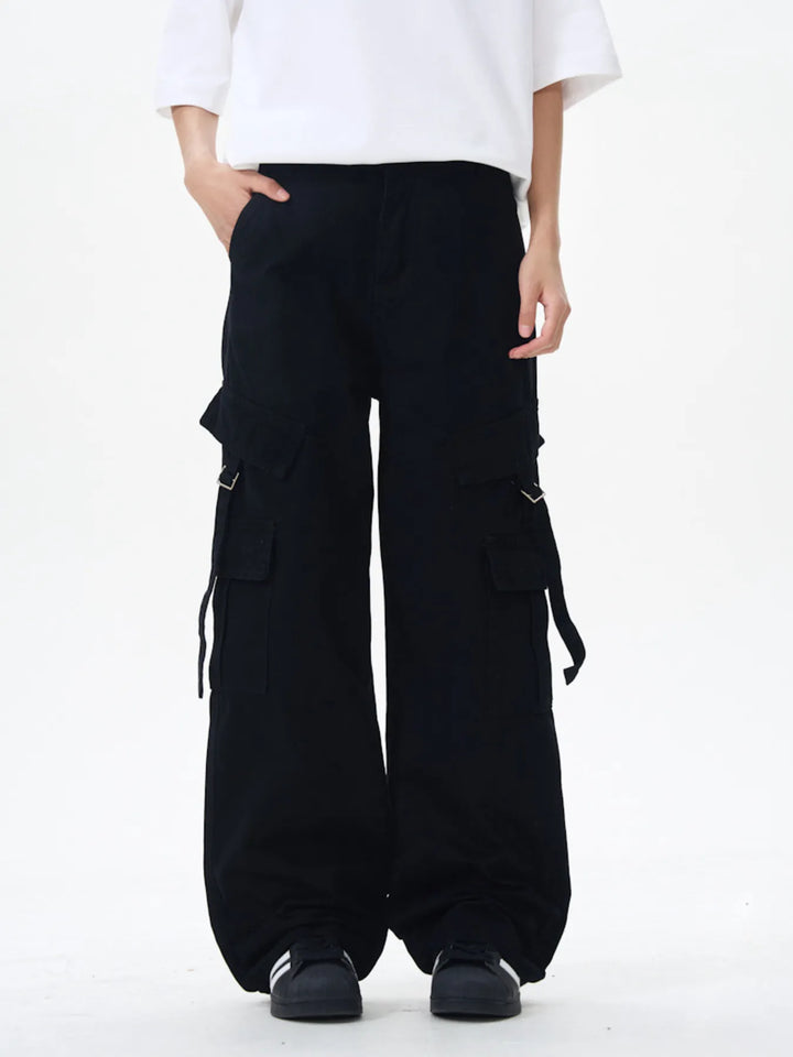 Men's Wide Leg Cargo Pants
