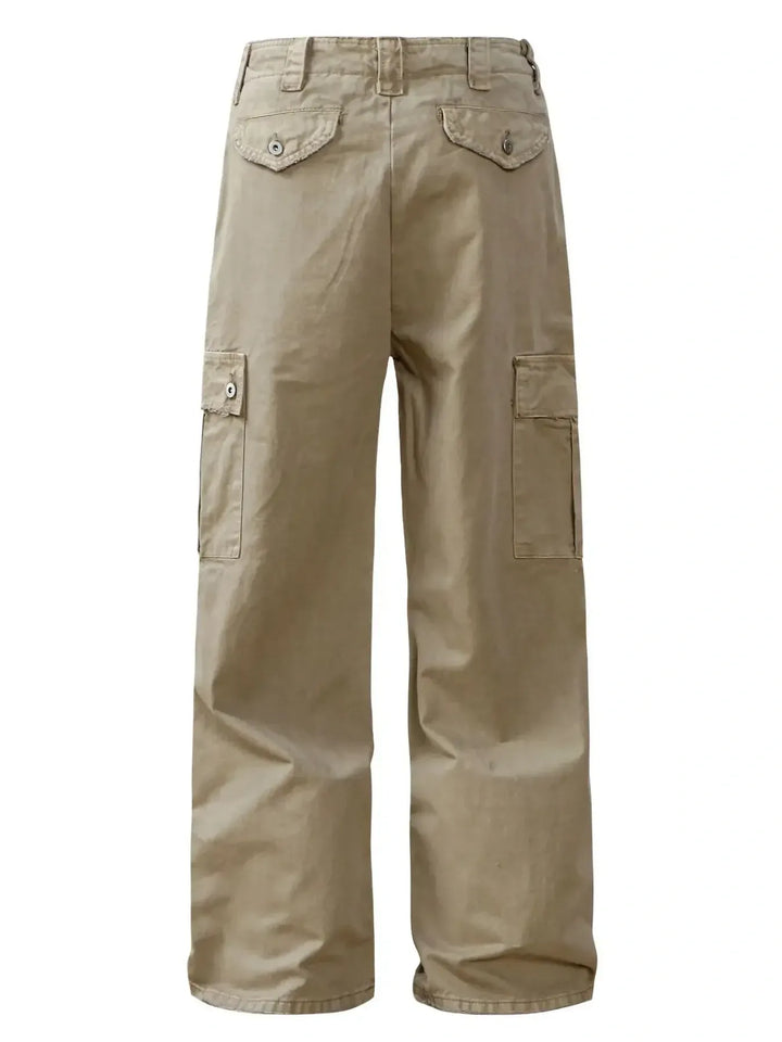 Men's Wide Leg Cargo Pants