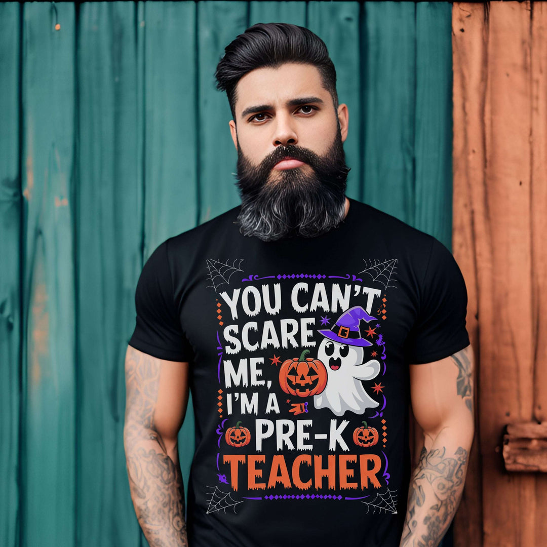 You Can’t Scare Me Teacher Shirt – Funny Halloween Graphic Tee