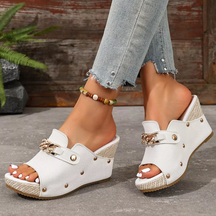 Open Toe Wedge Sandals
