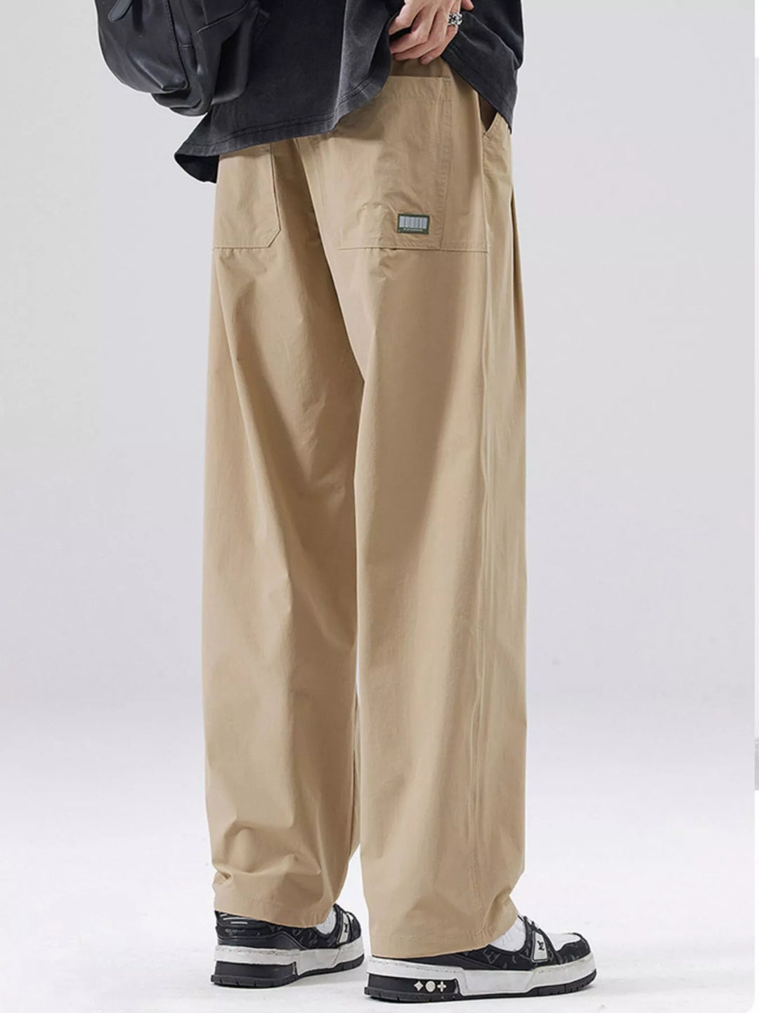 Men's Full Size Wide Leg Casual Pants Plus Size