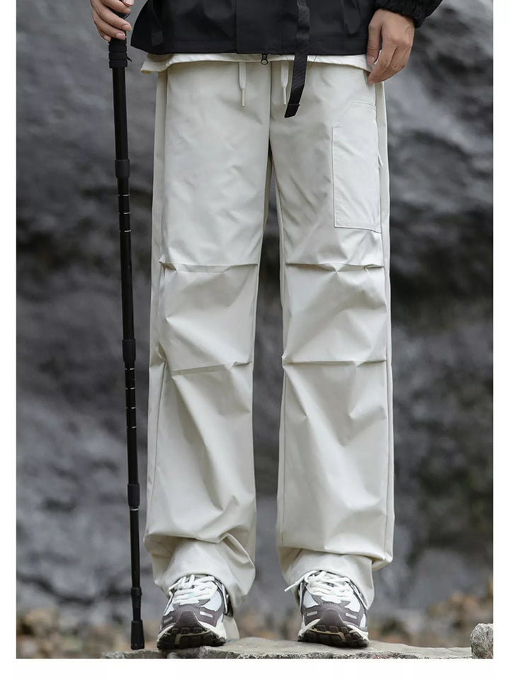 Men's Plus Size Loose Fit Multi-Pocket Cargo Pants