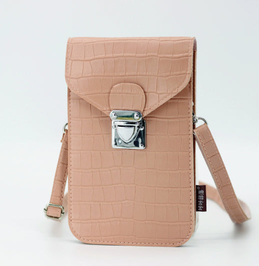 Touch screen mobile phone coin purse
