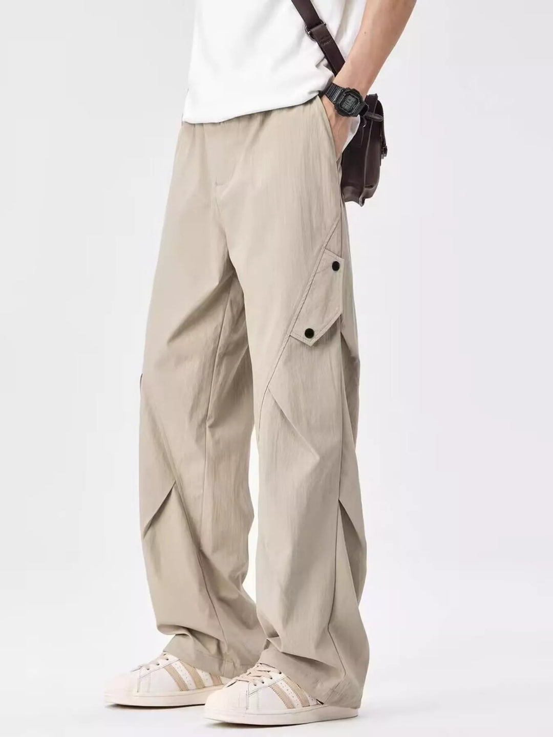 Men's Plus Size Loose Fit Cargo Pants