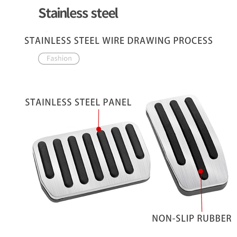Stainless steel brake pedal
