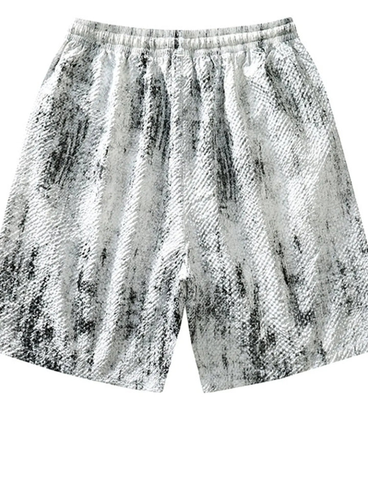 Men's Plus Size Drawstring Shorts with Pockets