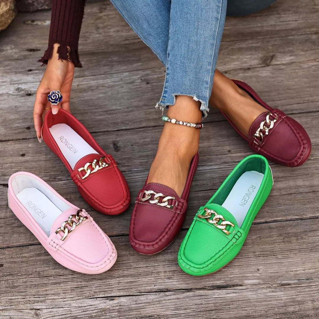 Round Toe Slip-Ons