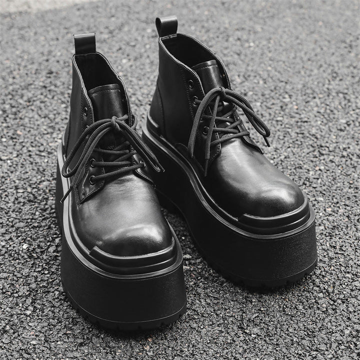 British-style Vintage Chunky-soled Shoes For Men